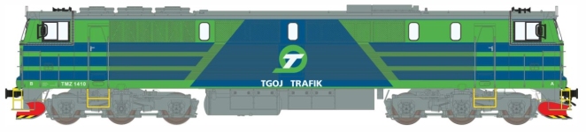 Dekas DK-8750571 - H0 - Diesellok TMZ 1410, TGOJ, Ep. V - AC-Digital
